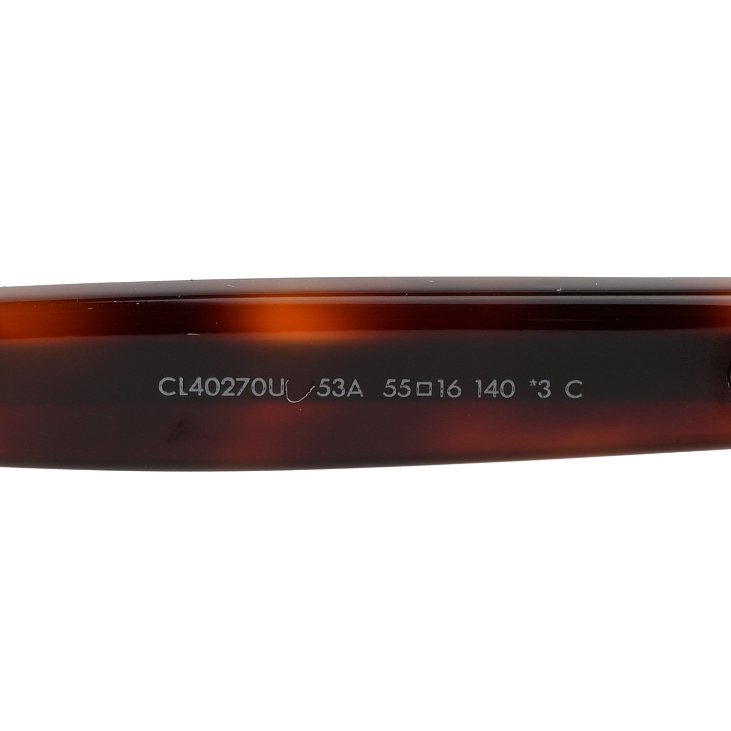 Celine Acetate Polarized Sunglasses CL40270U Havana 5 of 7