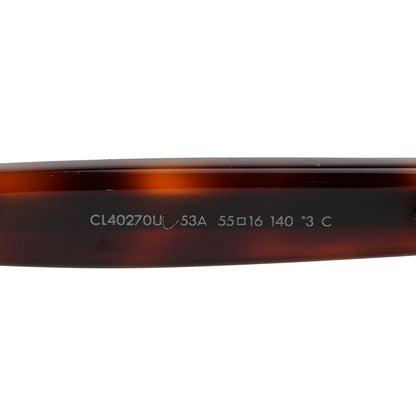 Celine Acetate Polarized Sunglasses CL40270U Havana 5 of 7