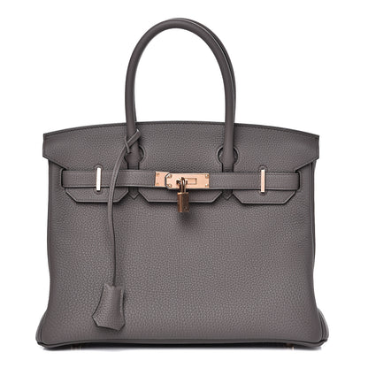 Hermes Togo Birkin 30 Etain 1 of 9
