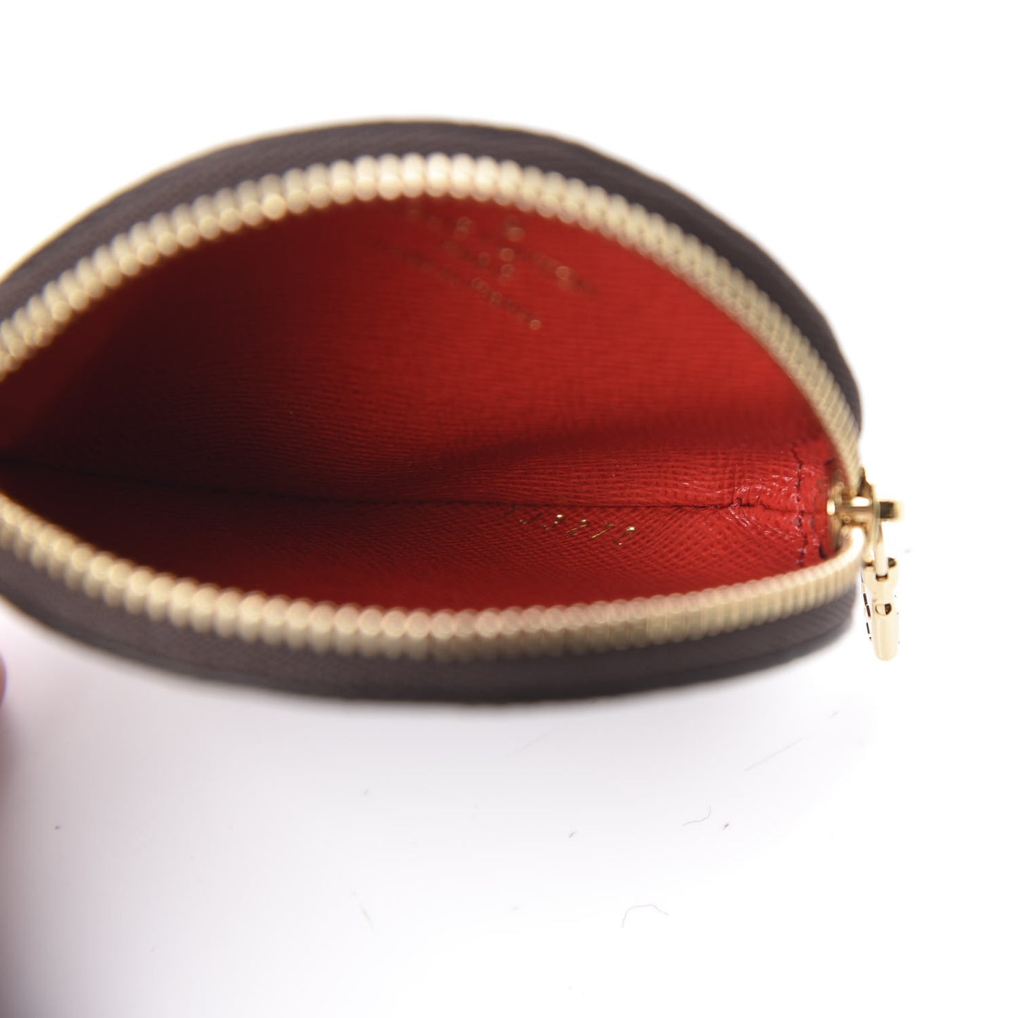 Monogram 2020 Christmas Animation Bumper Cars Round Coin Purse Coquelicot
