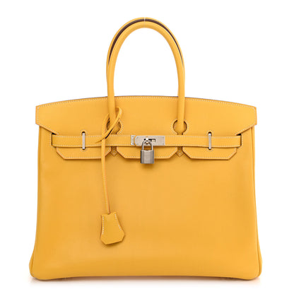 Hermes Epsom Verso Birkin 35 Curry Etoupe 1 of 13