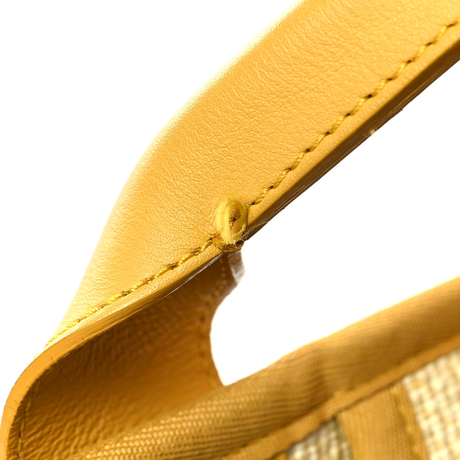 Chanel Woven Straw Raffia Medium Deauville Tote Yellow 16 of 16