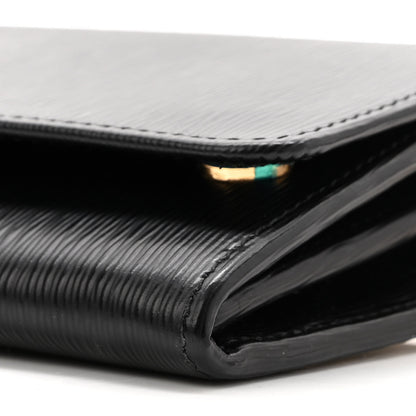 Prada Vitello Move Metal Oro Chain Wallet Black 7 of 8