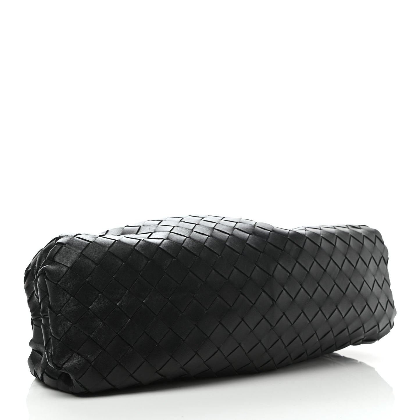 Nappa Maxi Intrecciato The Pouch Oversized Clutch Black