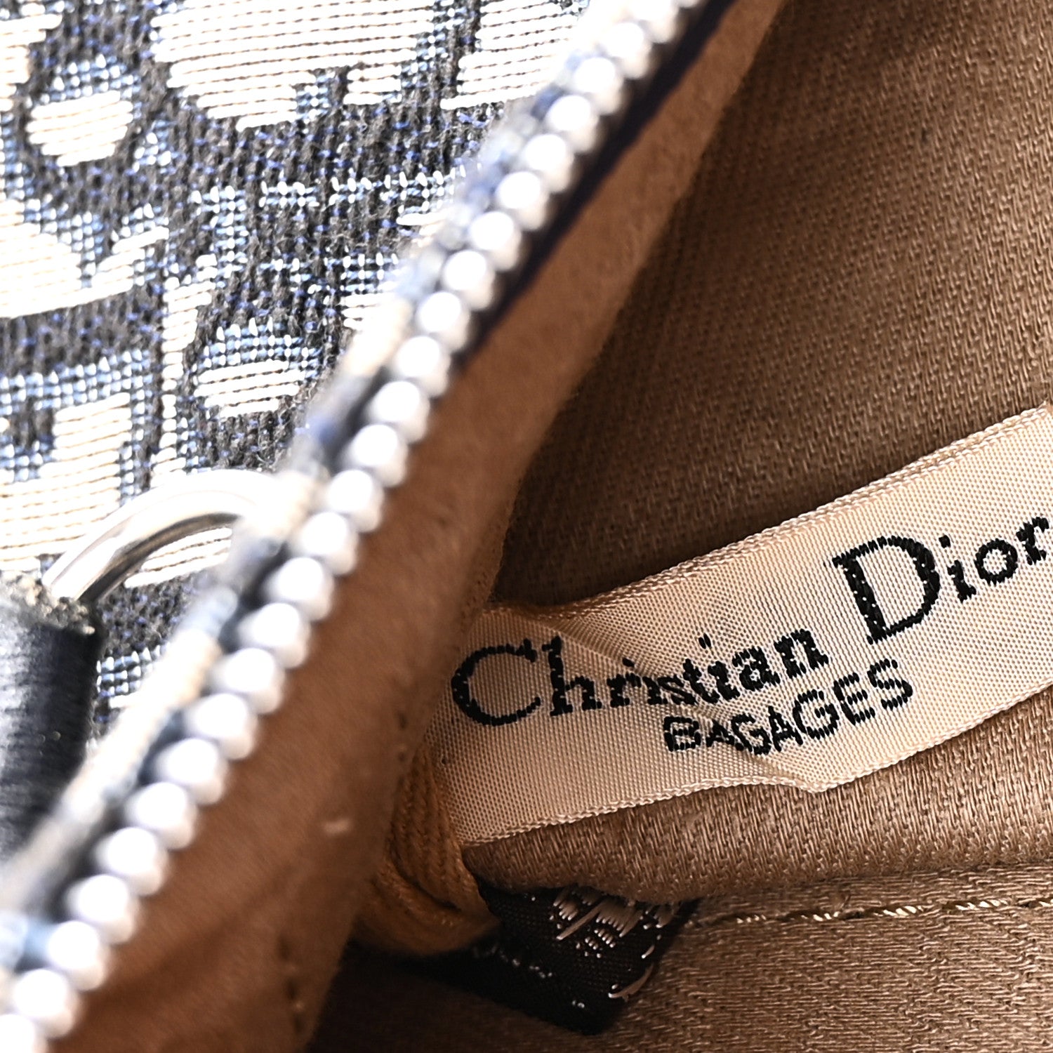 Christian Dior Monogram Boston Navy Blue 6 of 9