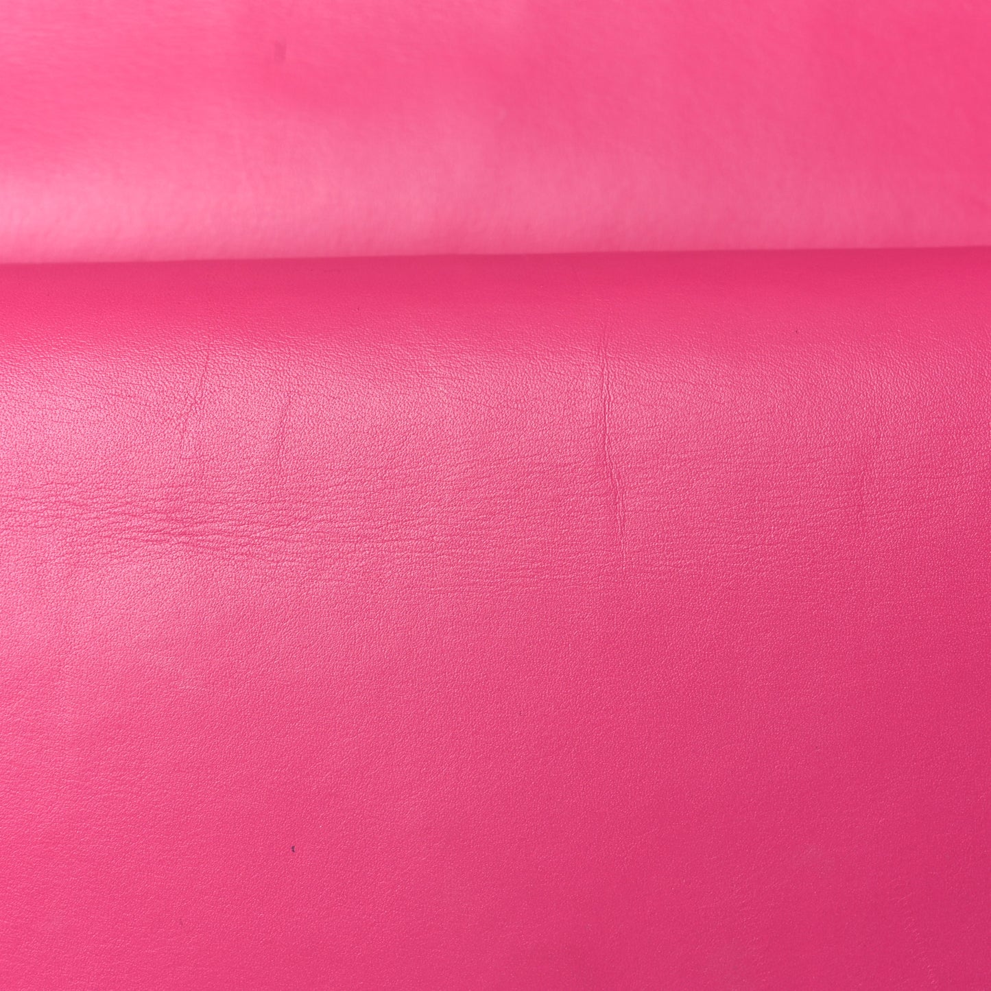 Patent Quilted Jumbo Double Flap Fuchsia