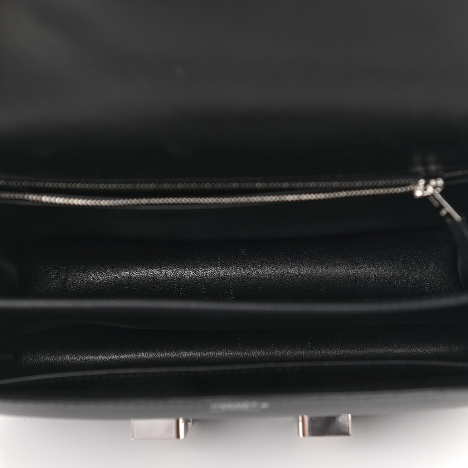 Hermes Grained Monsieur Lizard Constance 24 Black Ombre 5 of 12