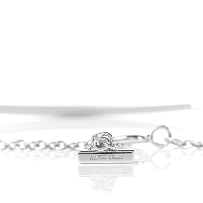 Tiffany 18K White Gold T Smile Bracelet 5 of 5