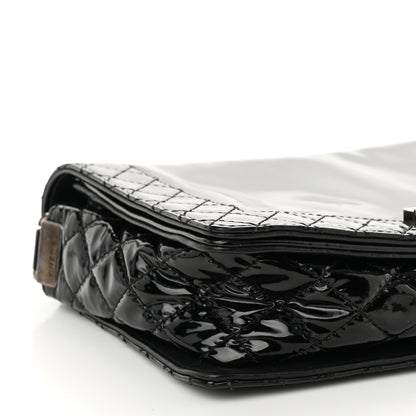 Chanel Patent New Medium Boy Reverso Flap Black 9 of 10