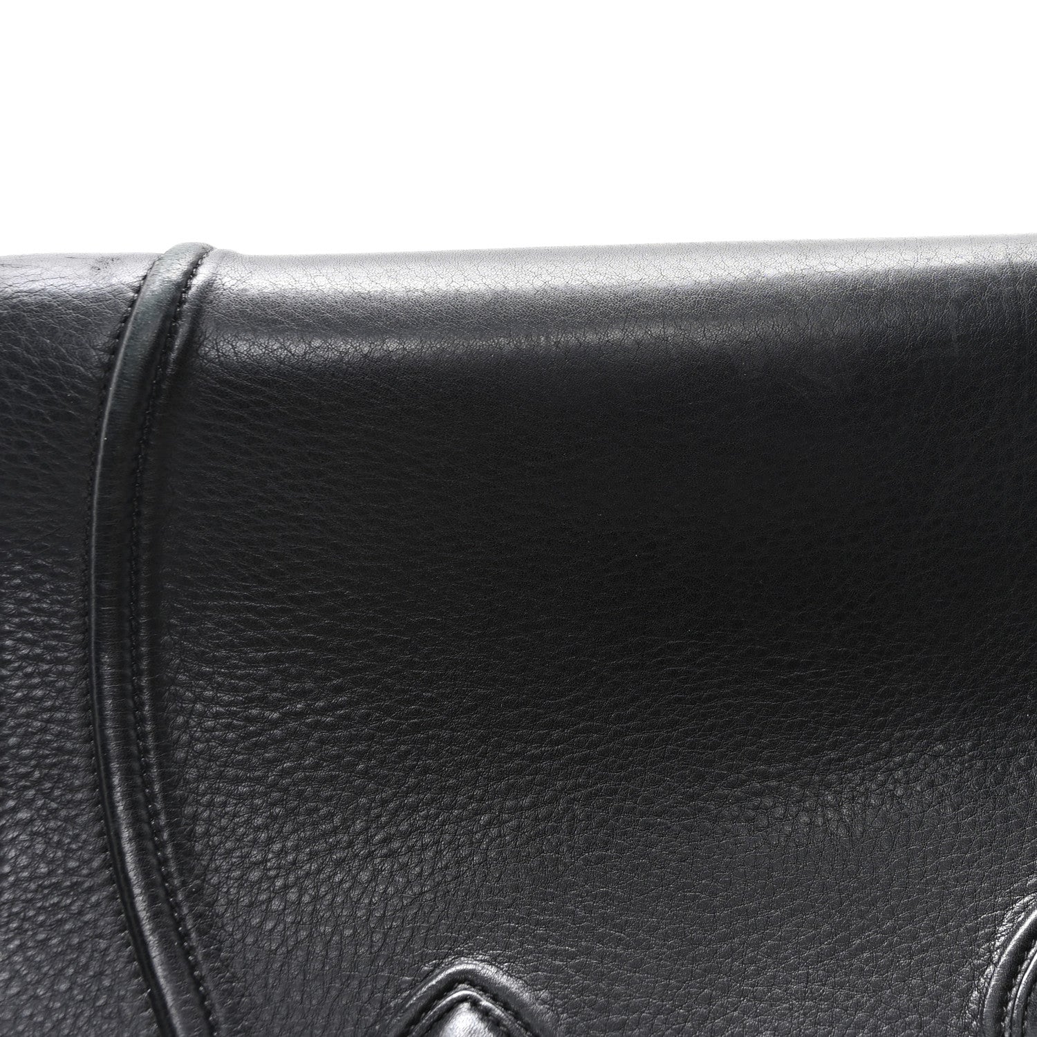 Celine Grained Calfskin Medium Phantom Luggage Black 12 of 13