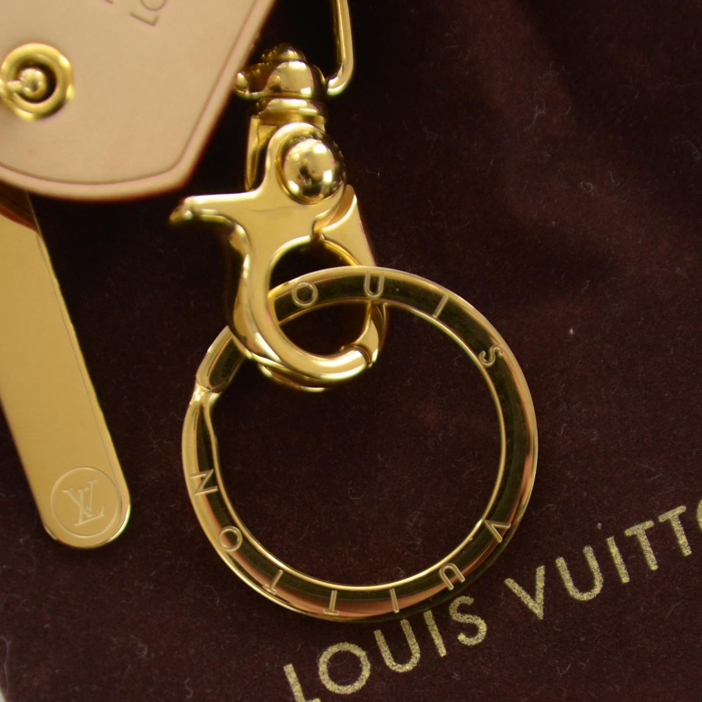 Monogramouflage Bag Charm Red