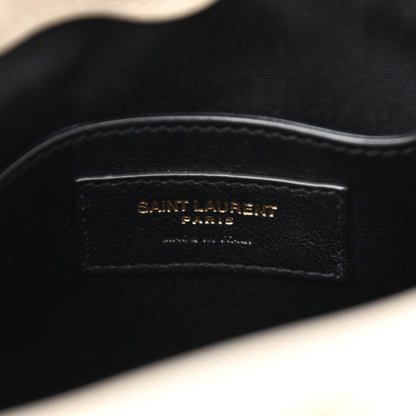 Saint Laurent Smooth Calfskin Small Talitha Bucket Bag Vintage White 5 of 7