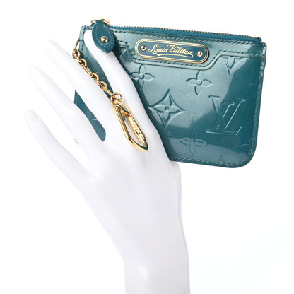Louis Vuitton Vernis Key Pouch Blue Galactic 2 of 6