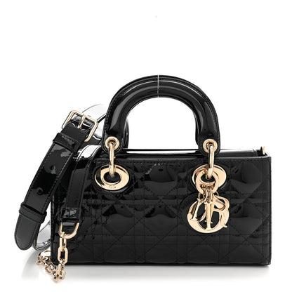 Christian Dior Patent Cannage Small Lady D-Joy Black 1 of 14