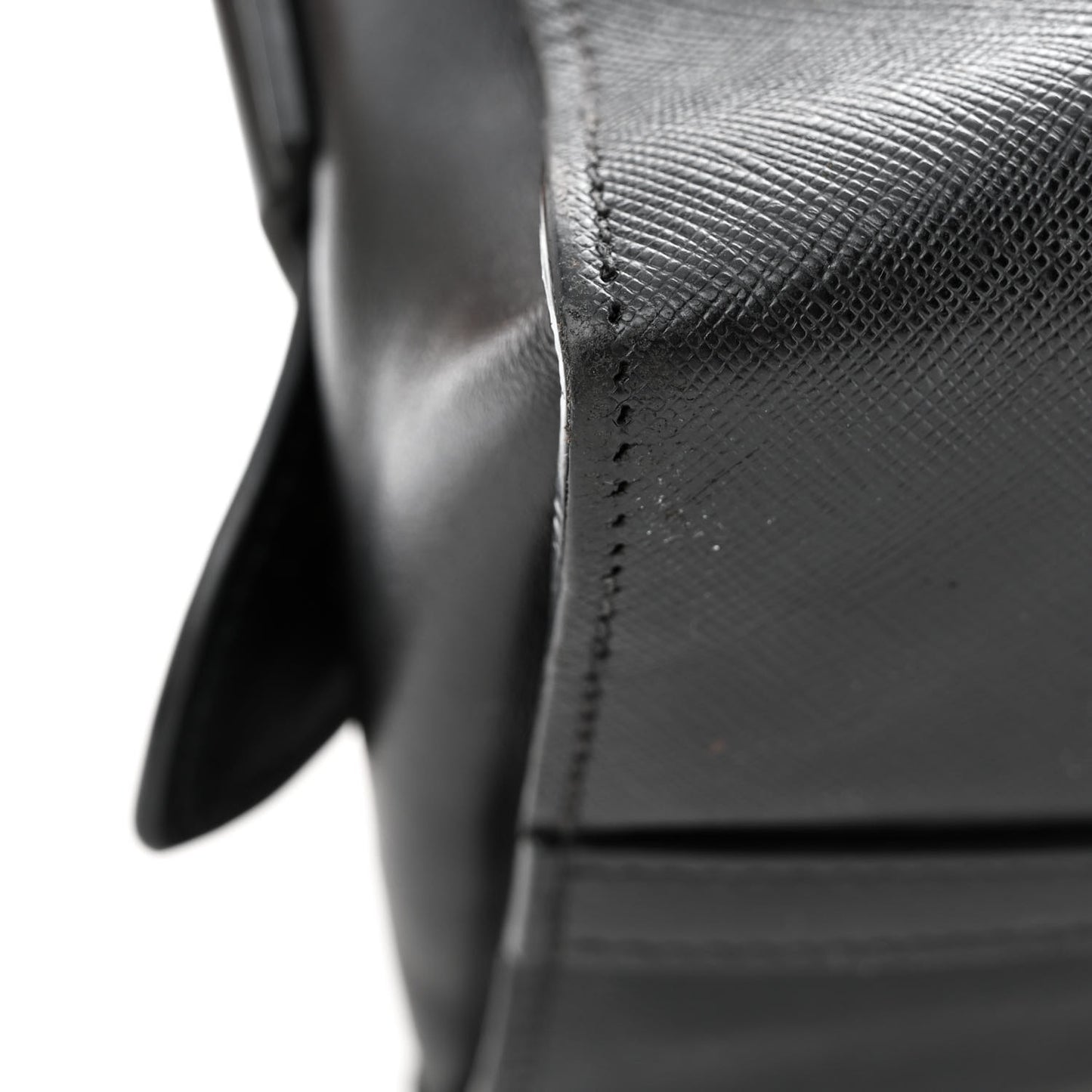 Saffiano City Calfskin Small Esplanade Tote Black