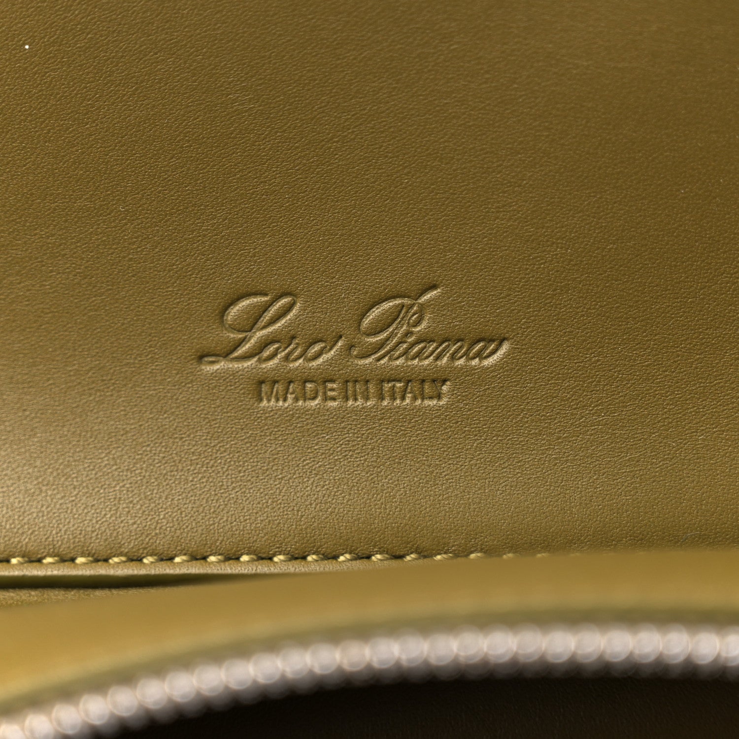 Loro Piana Smooth Calfskin Large Sesia Olive Leaf 7 of 11