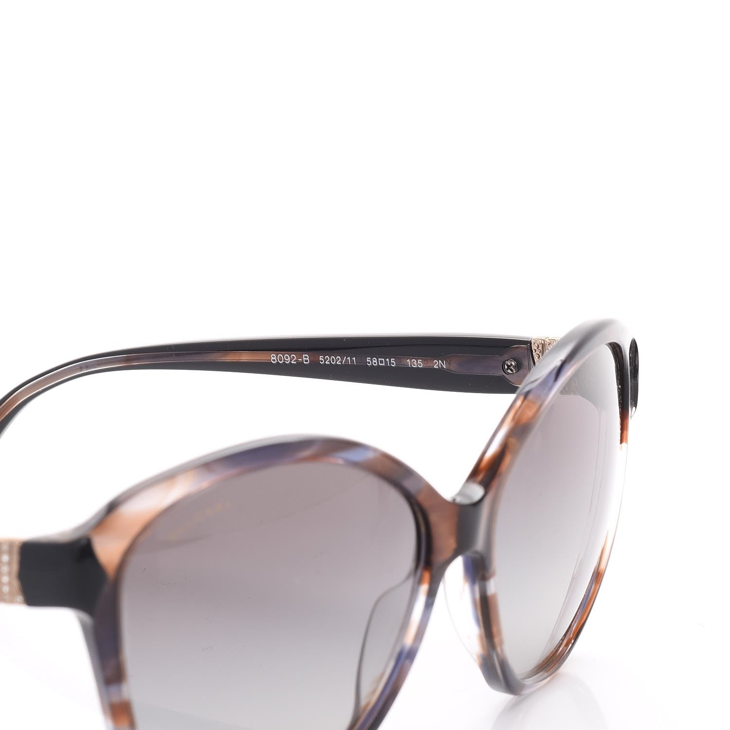 Bulgari Oversized Sunglasses 5202/11 Brown 8 of 9
