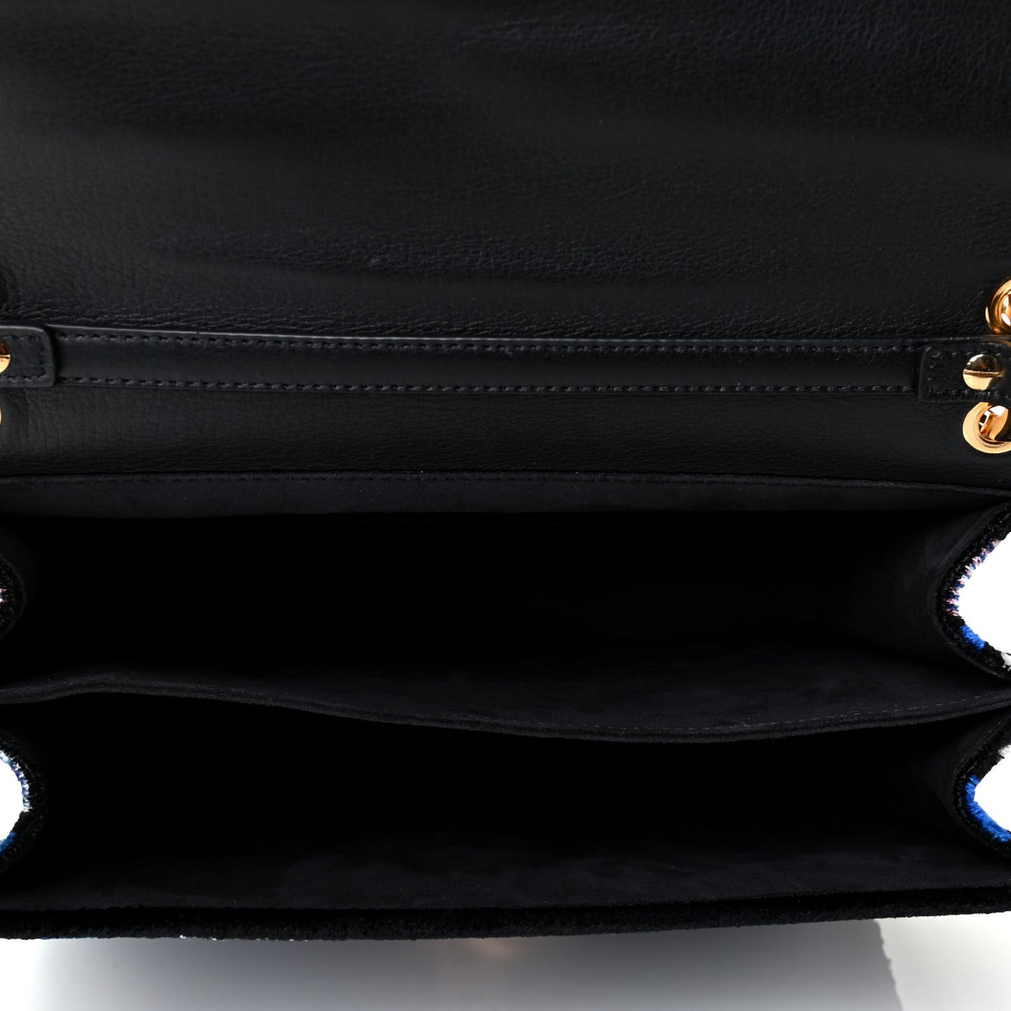 Velvet Vitello Dolce Fun Fair Kan I Shoulder Bag Blue Multicolor