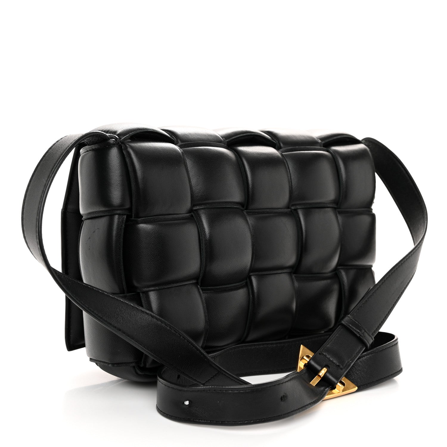 Bottega Veneta Nappa Maxi Intreccio Padded Cassette Crossbody Bag Black 3 of 12