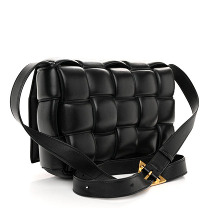 Bottega Veneta Nappa Maxi Intreccio Padded Cassette Crossbody Bag Black 3 of 12