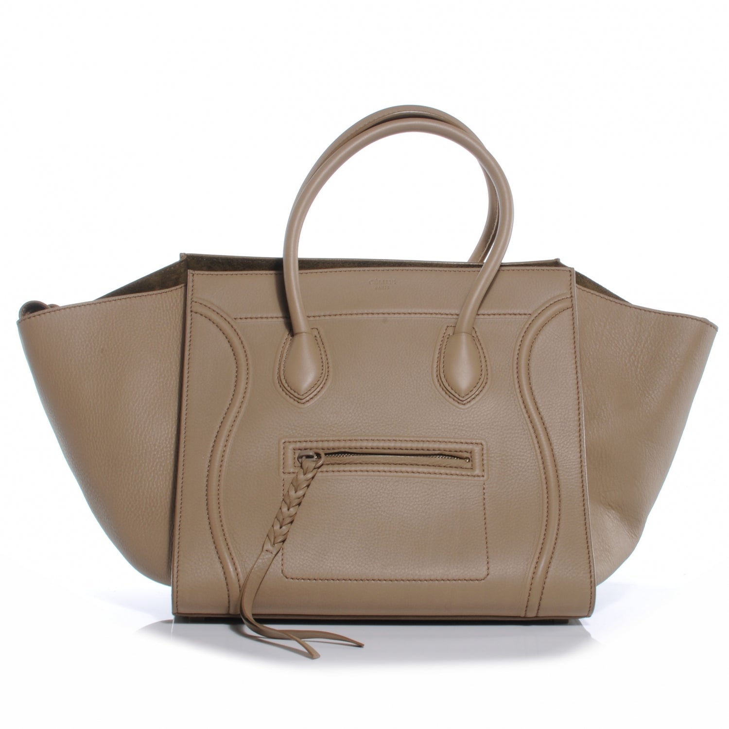 Celine Smooth Calfskin Medium Phantom Luggage Light Khaki 1 of 10