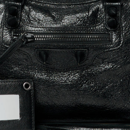 Balenciaga Agneau Spikes Black Hardware S City Black 9 of 11