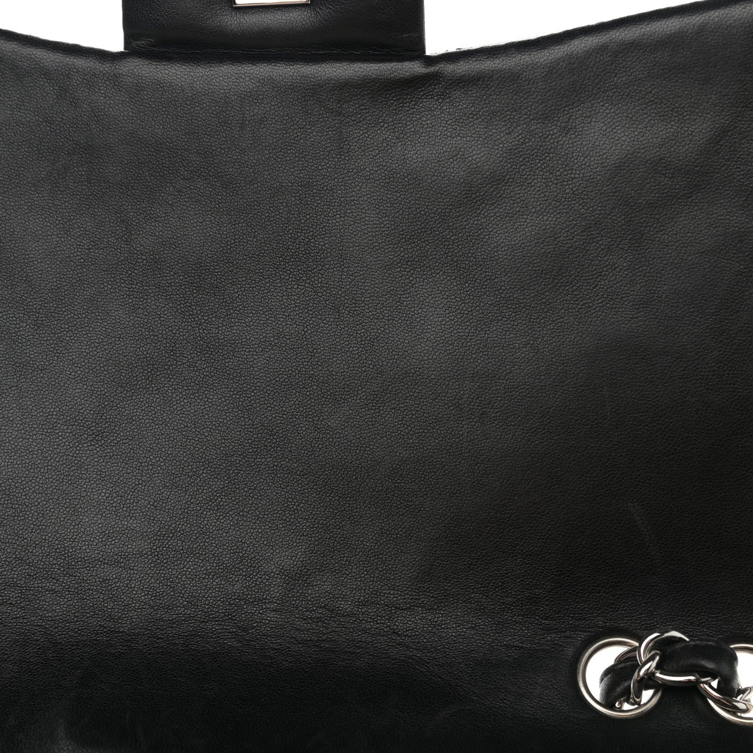 Chanel Lambskin Quilted Jumbo Single Flap Black 10 of 10