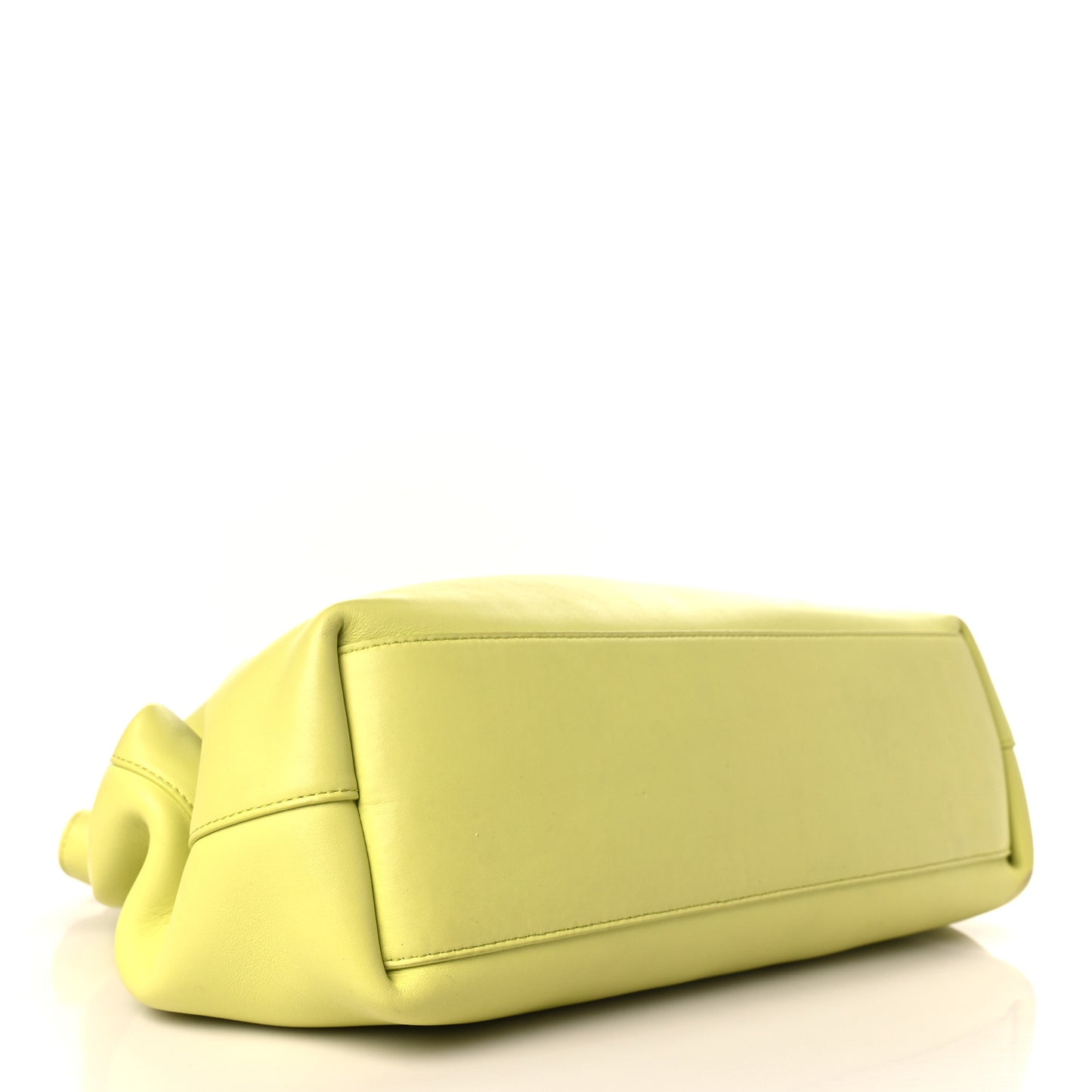 Calfskin Medium The Point Triangle Bag Seagrass