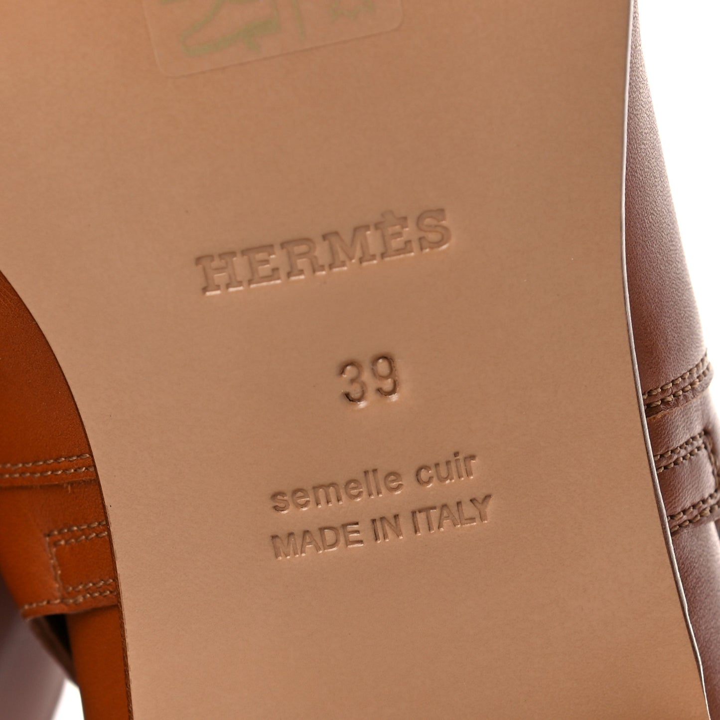 Calfskin Neo Ankle Boots 39 Naturel