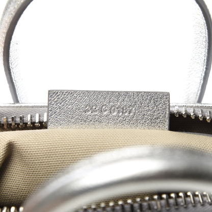 Givenchy Metallic Sugar Goatskin Mini Antigona Silver 6 of 10