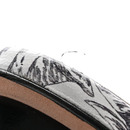 Christian Dior Canvas Dioriviera Embroidered Dway 35mm Slide Sandals 36.5 Black Multicolor 12 of 14