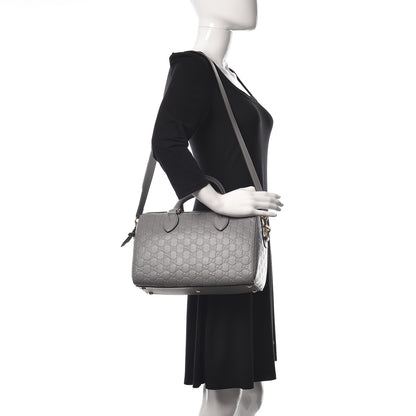 Gucci Guccissima Signature Boston Deep Grey 2 of 12