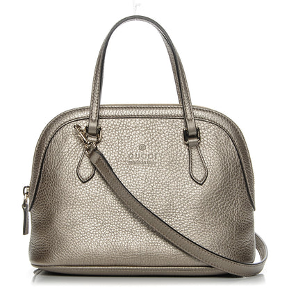 Gucci Calfskin Mini Dome Bag Pewter 1 of 7