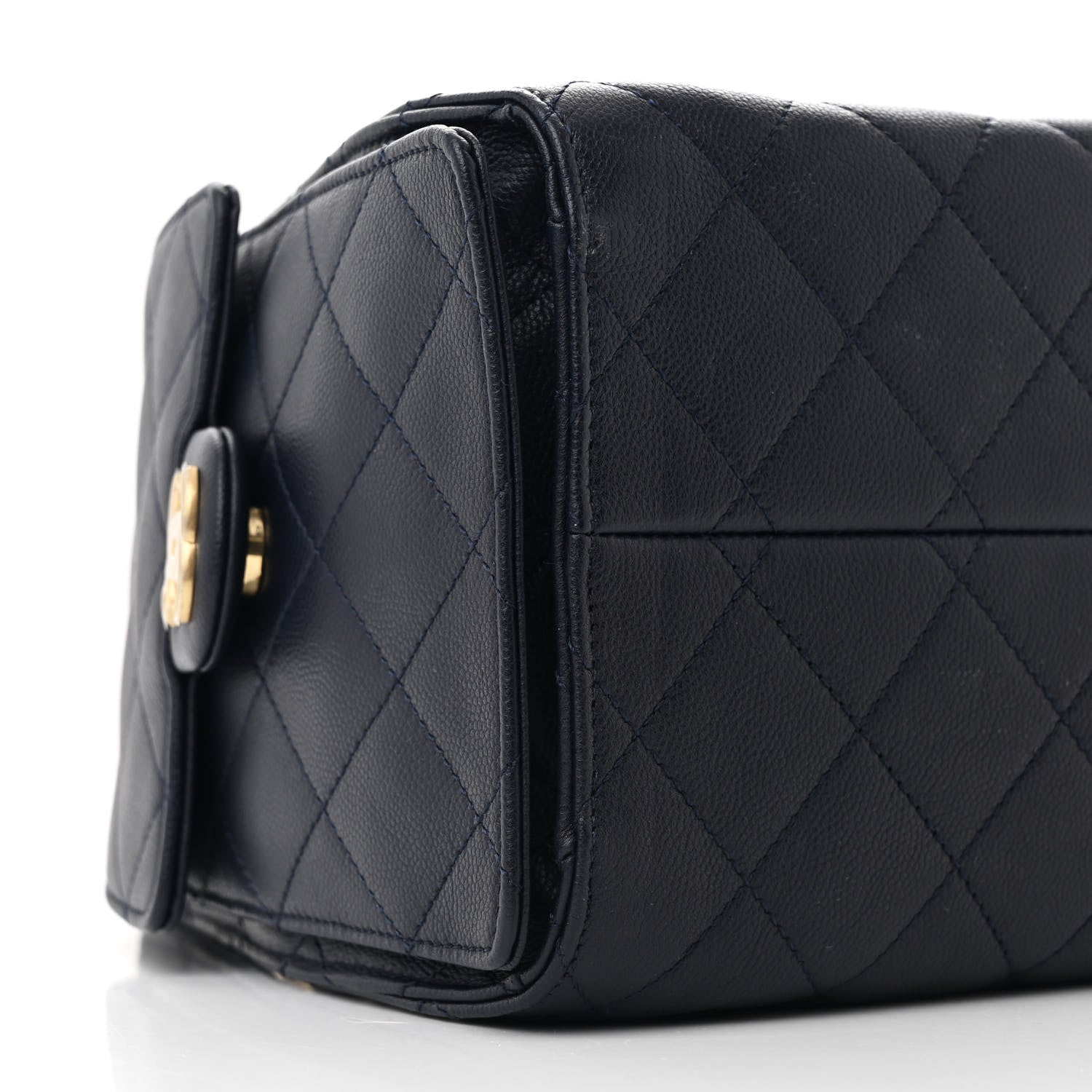Chanel Caviar Quilted Small Chanel 25 Handbag Dark Navy 9 of 10