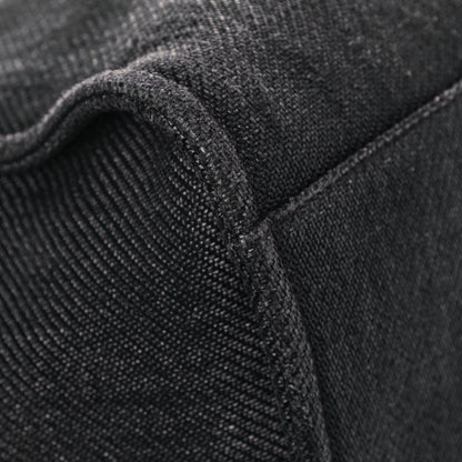 Chanel Canvas Large Deauville Tote Black White 9 of 15