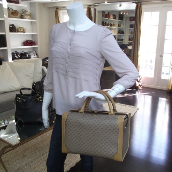Monogram Train Case