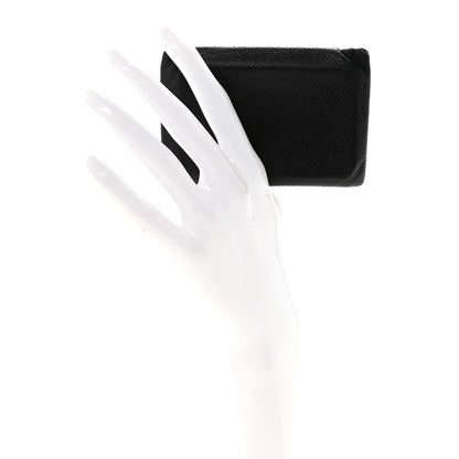 Hermes Epsom Calvi Card Case Black 2 of 7