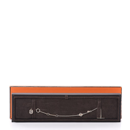 Hermes 18K Rose Gold Diamond Gambade Bracelet ST 5 of 5