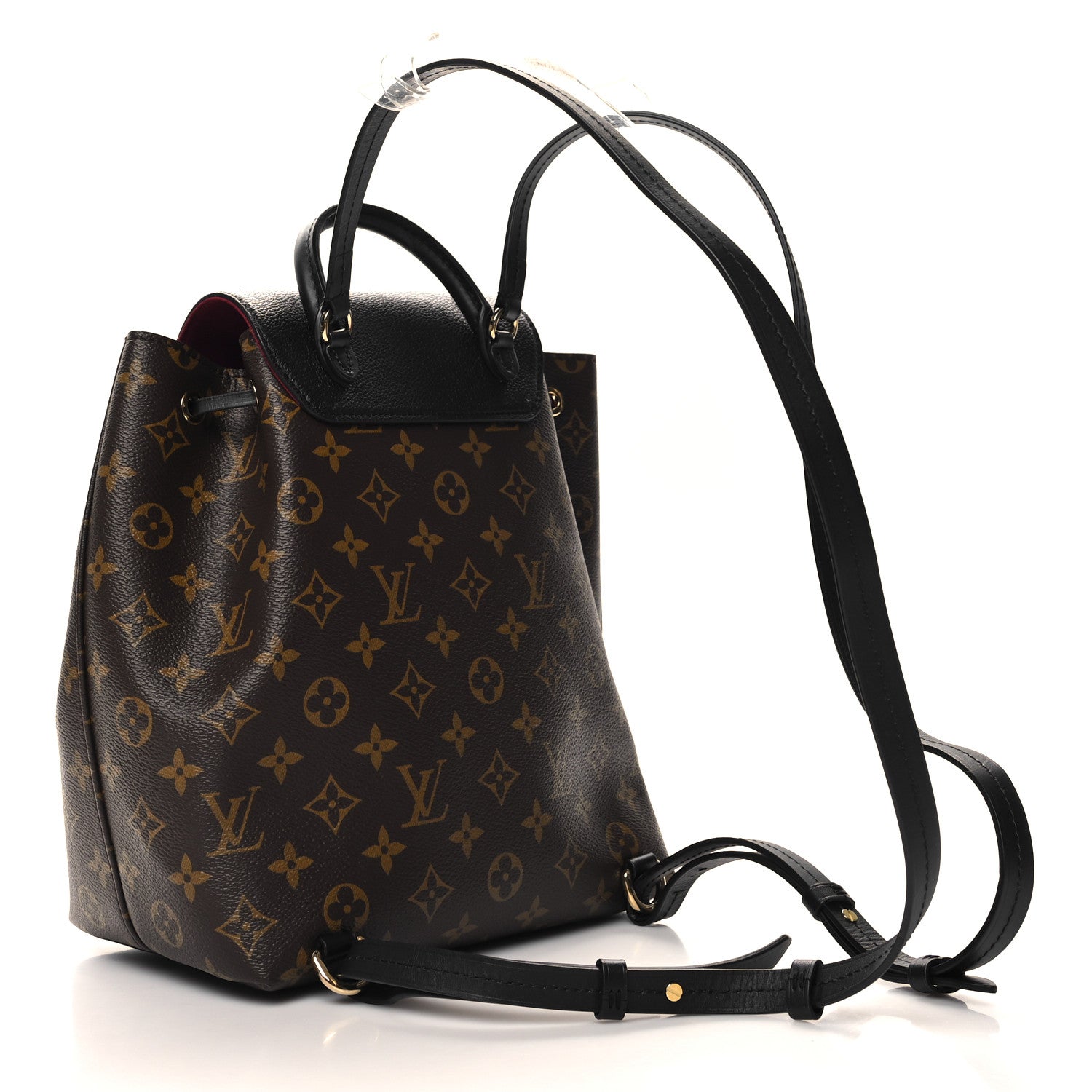 Louis Vuitton Monogram Montsouris PM Black 3 of 9