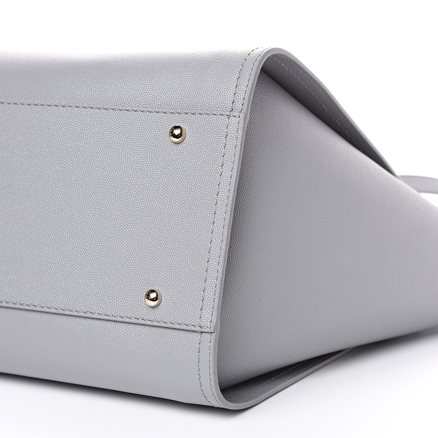 Caviar Studded Medium Deauville Tote Grey