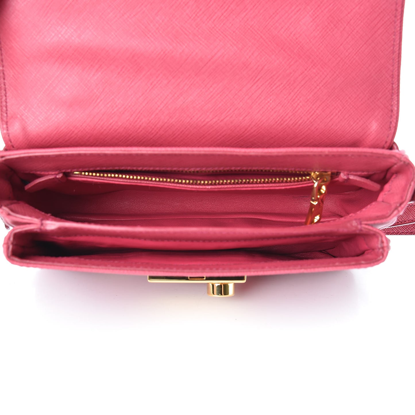 Saffiano Lux Crossbody Peonia