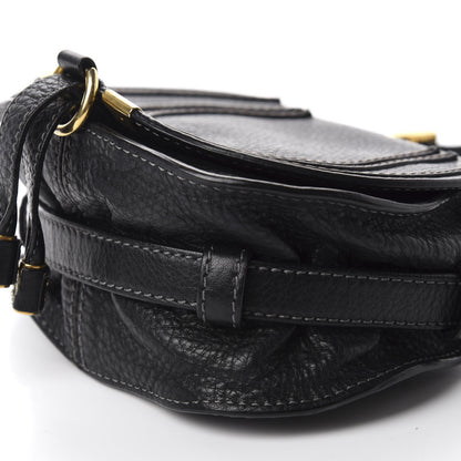 Chloe Calfskin Mini Marcie Round Crossbody Bag Black 7 of 11