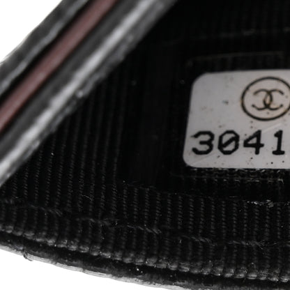 Chanel Caviar Quilted Flap Card Holder On Chain Black 8 of 13