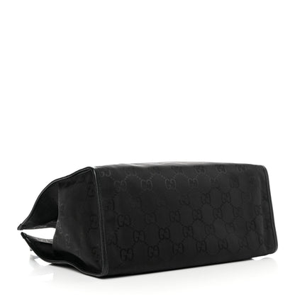 Gucci Econyl Nylon Monogram Large Off The Grid Tote Bag Black 4 of 12
