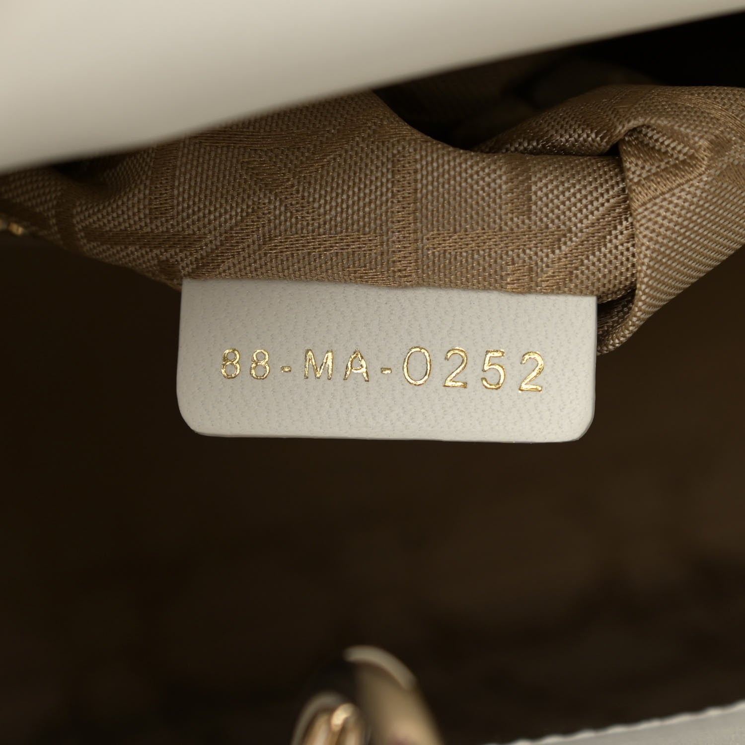 Christian Dior Lambskin Cannage Small My ABCDior Lady Dior White 7 of 10
