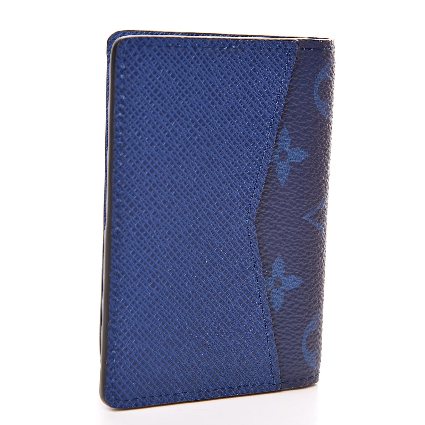 Monogram Taiga Pocket Organizer Cobalt