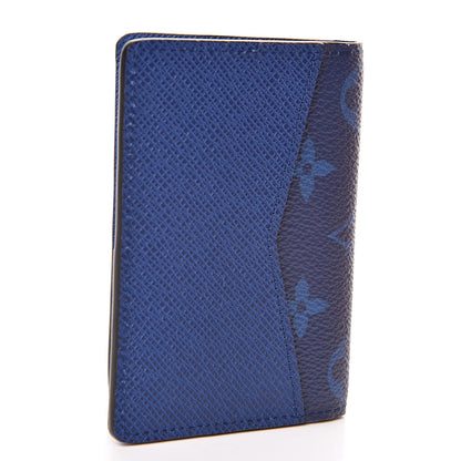 Louis Vuitton Monogram Taiga Pocket Organizer Cobalt 3 of 8