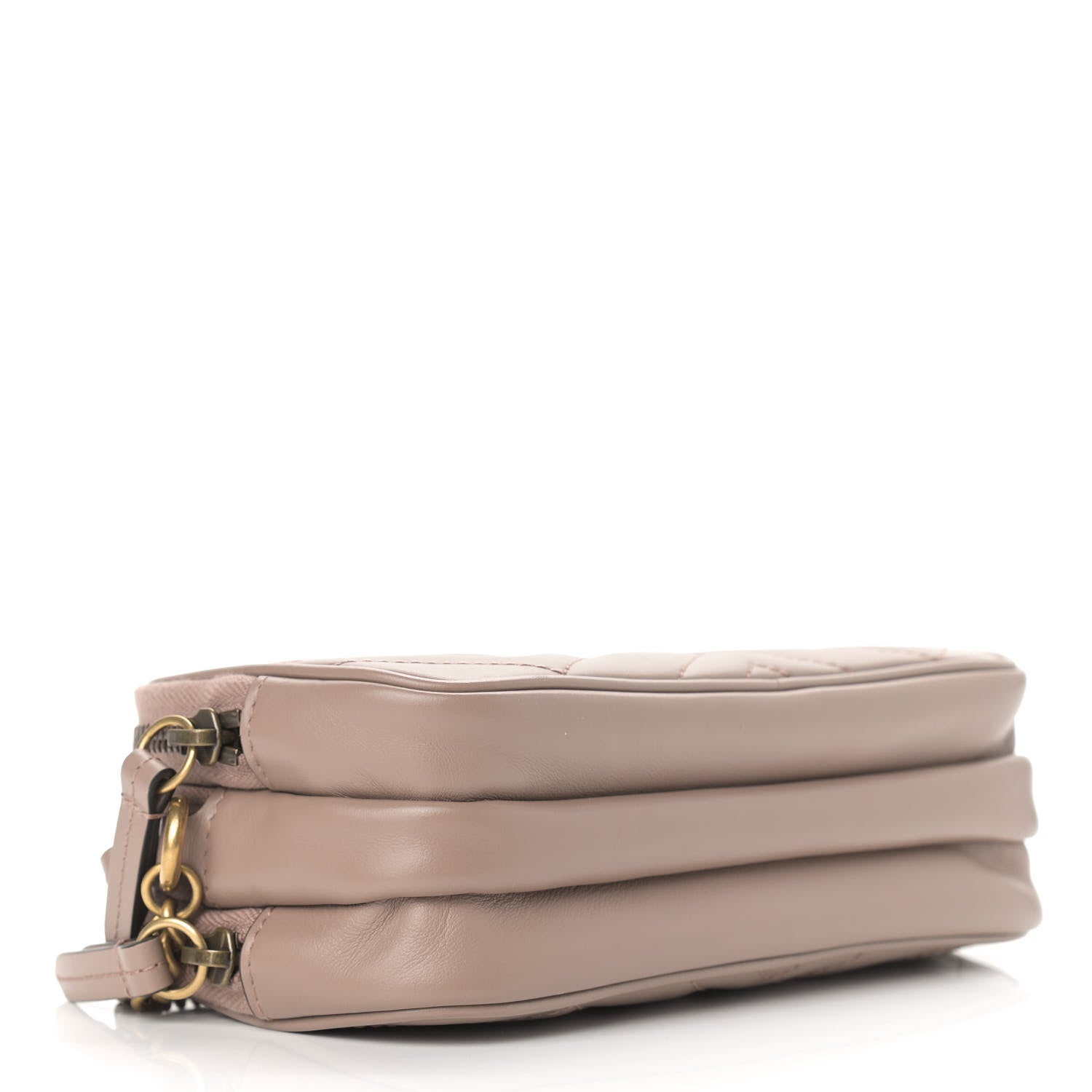 Gucci Calfskin Matelasse Mini GG Marmont Chain Crossbody Bag Porcelain Rose 4 of 11