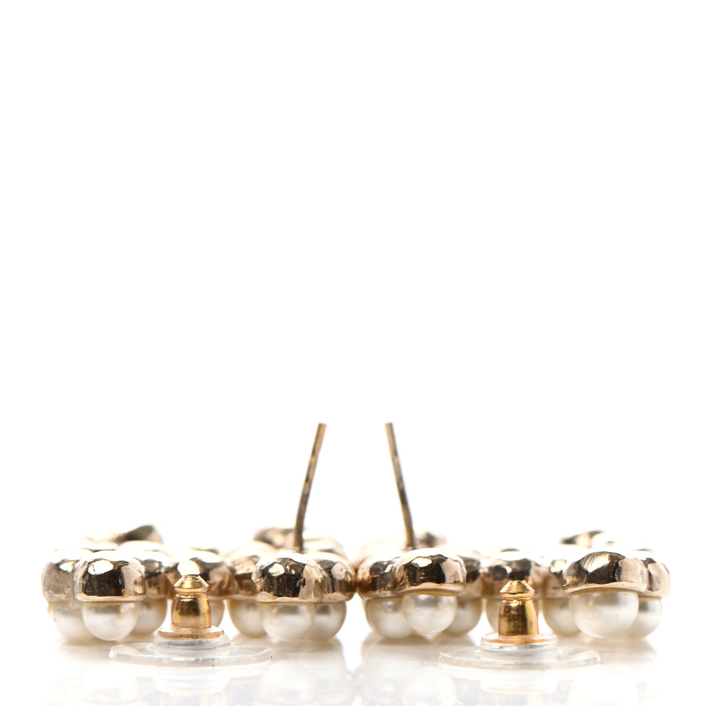 Pearl CC Earrings Gold