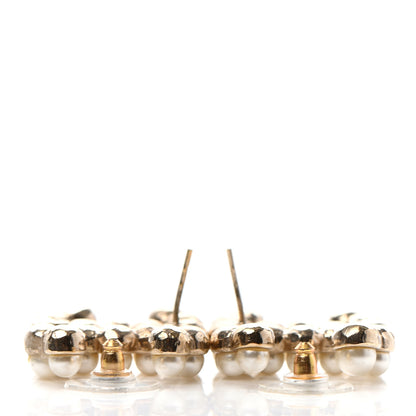 Chanel Pearl CC Earrings Gold 3 of 4
